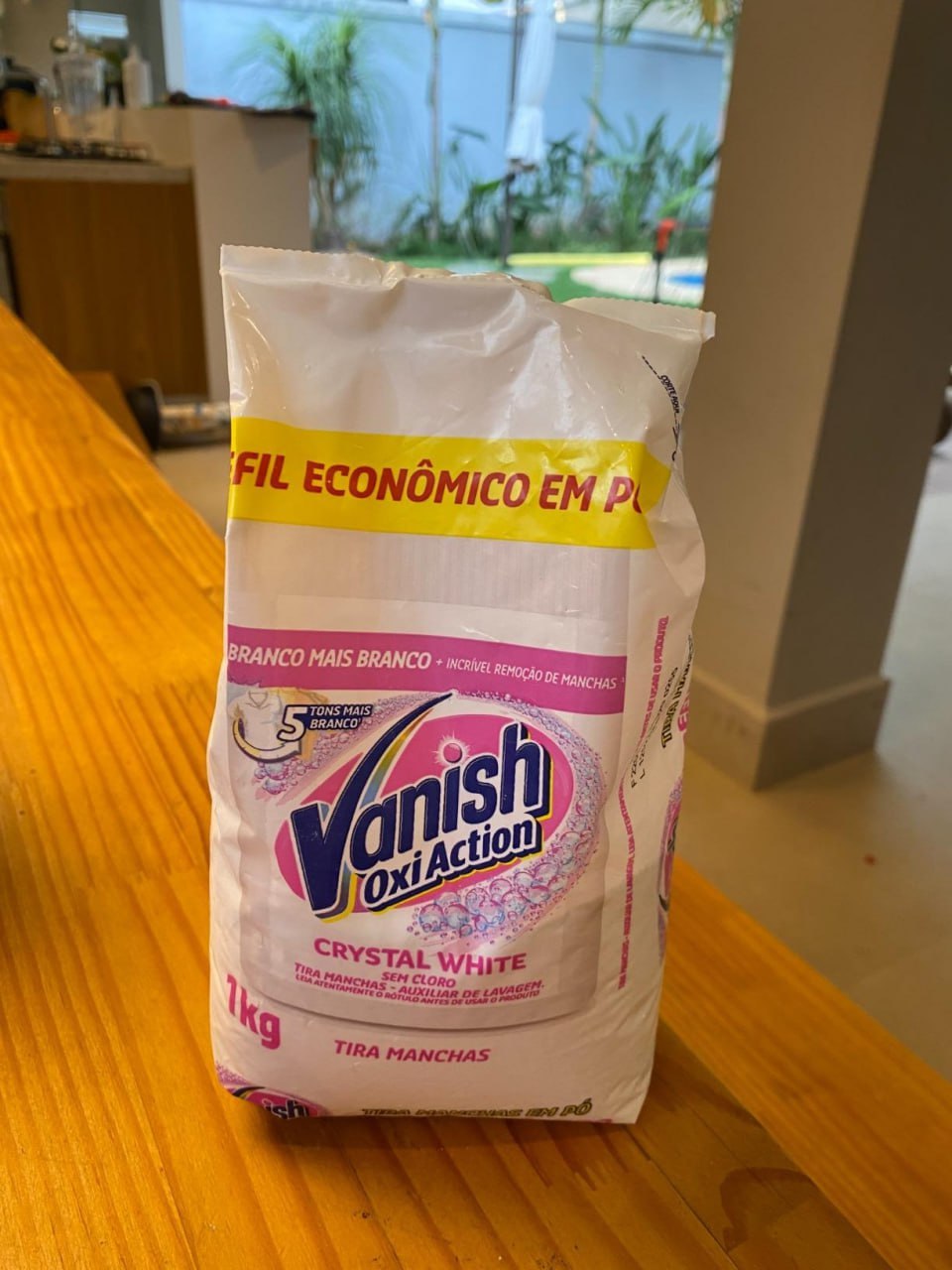 Vanish Oxi Action - Tira Manchas Em Pó, Crystal White, Refil Econômico para roupas brancas...