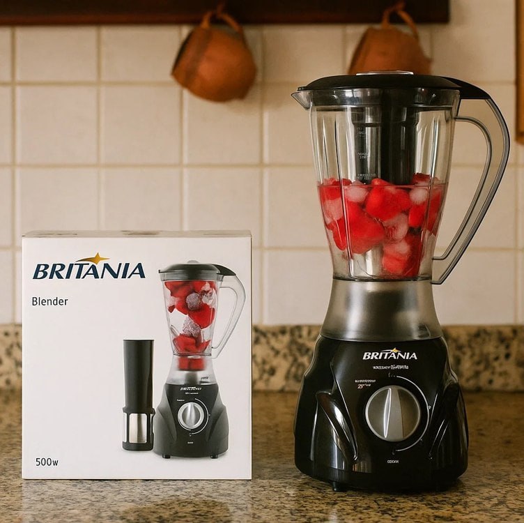 Liquidificador Britânia 3 Velocidades Função Pulsar 2,1 Litros 600W 110V