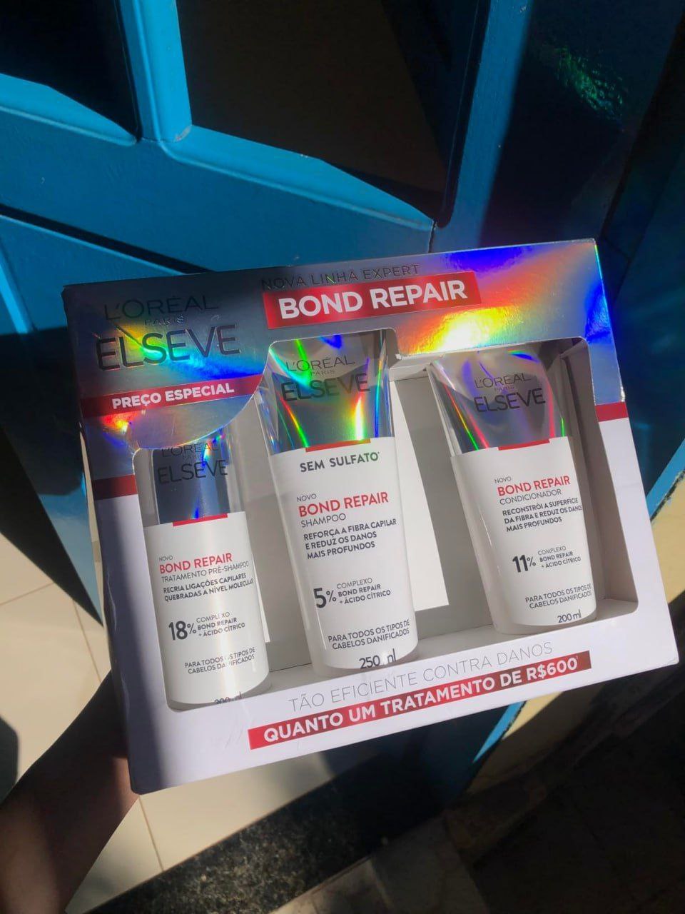 Kit L'Oréal Paris Elseve Bond Repair Shampoo + Condicionador + Pré Shampoo