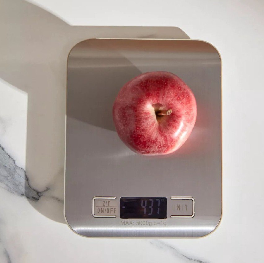 Balança De Cozinha Digital Portátil Inox Até 10kg