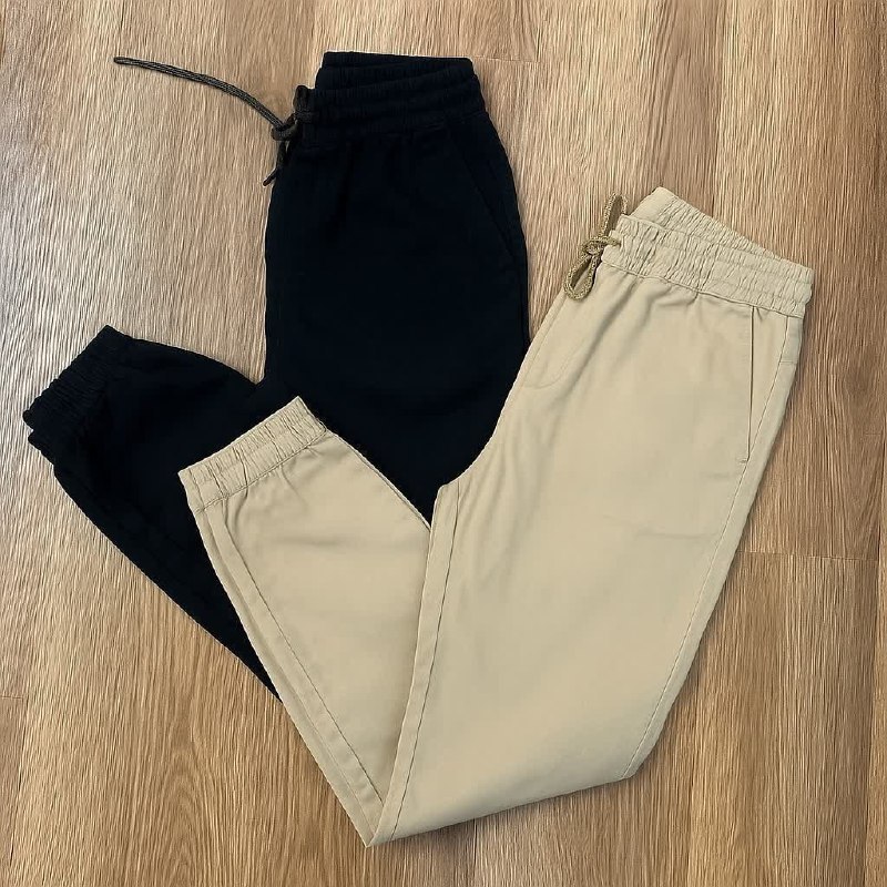 Kit 2 Calças Jogger Camuflada Sarja Masculina Punho Elastico