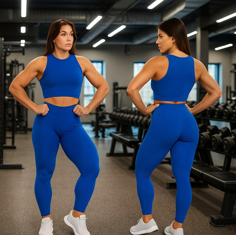 Conjunto Blackout Zero Transparência Legging E Cropped