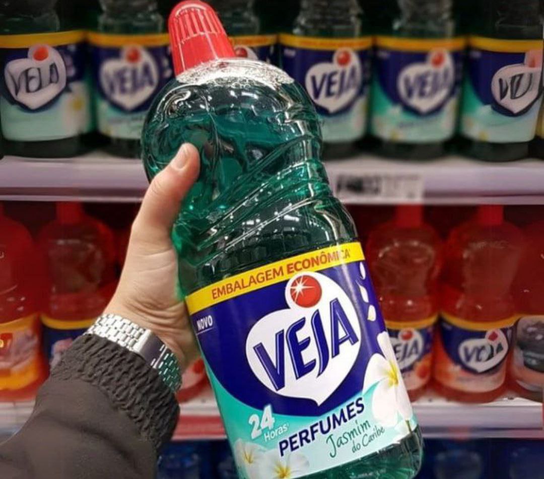 Veja Limpador Perfumado Jasmin Do Caribe - 2L Azul