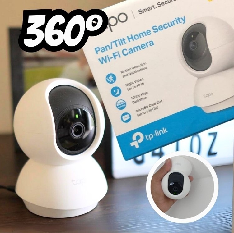 CAMERA DE SEGURANCA 360º WI-FI 1080P TAPO TC70 NACIONAL