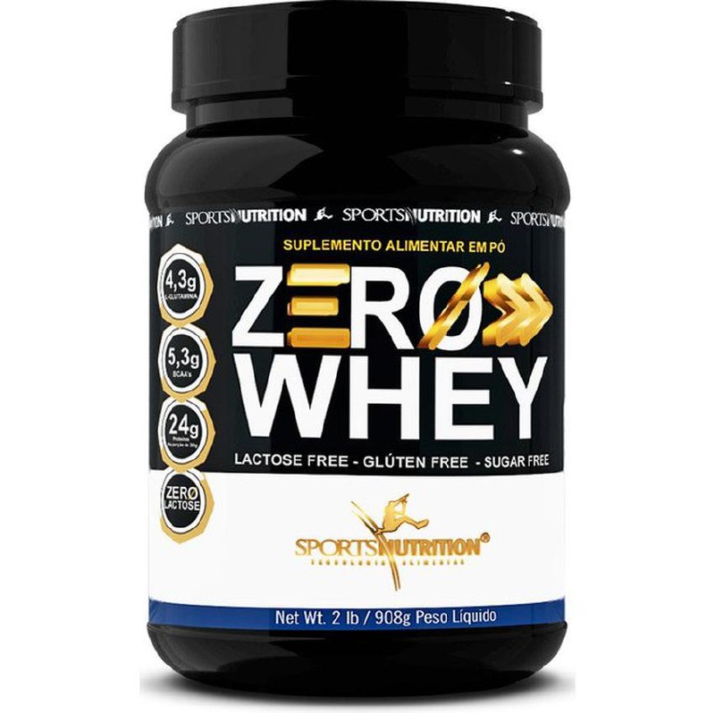 Whey Zero Lactose Natural - Fórmula Avançada In Natura Com 24g De Proteínas Por Dose E Ins...
