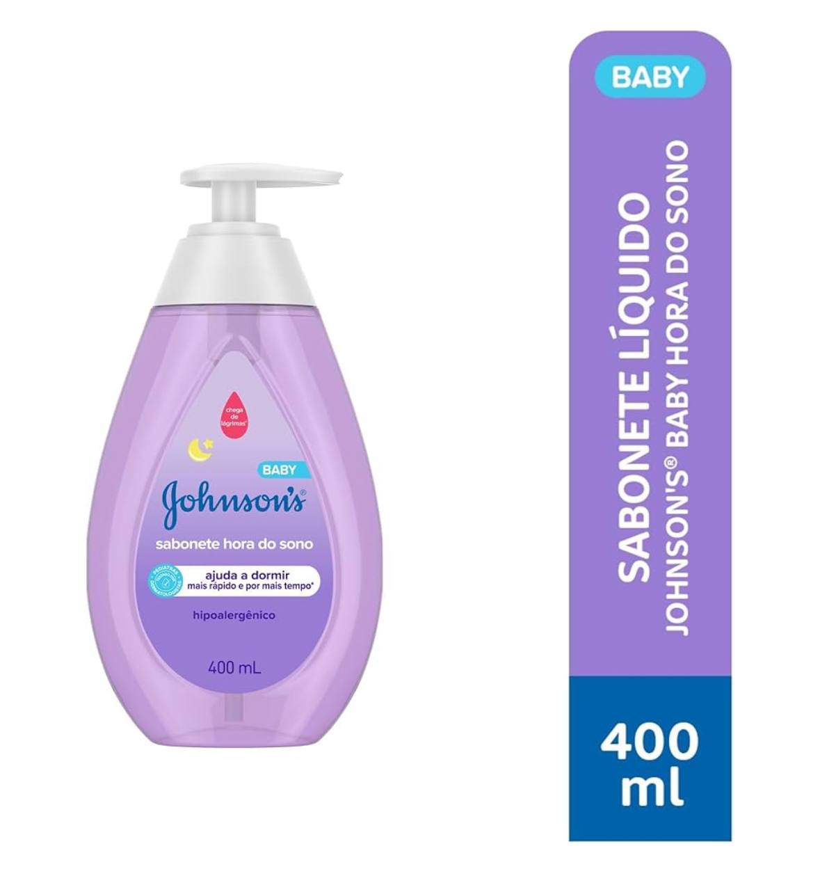 Johnson's Baby Sabonete Líquido Relaxante Hora do Sono, 400ml