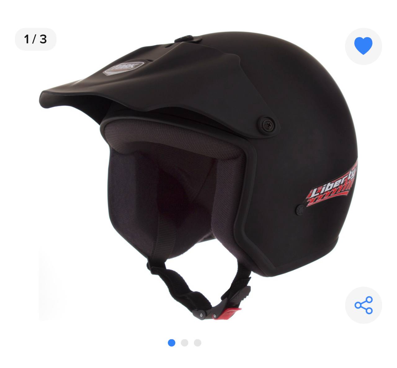 Capacete Moto Aberto Protork Liberty Esportivo Promocao Tork