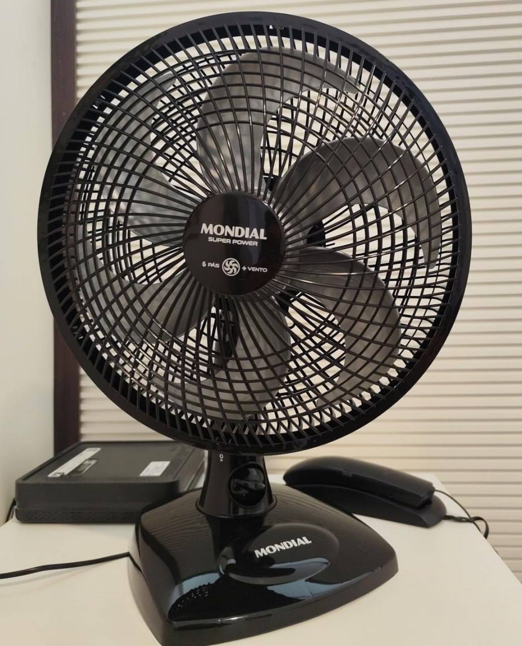Ventilador de Mesa 30cm Super Power, Mondial, Preto, 60W, 220V - VSP-30-B