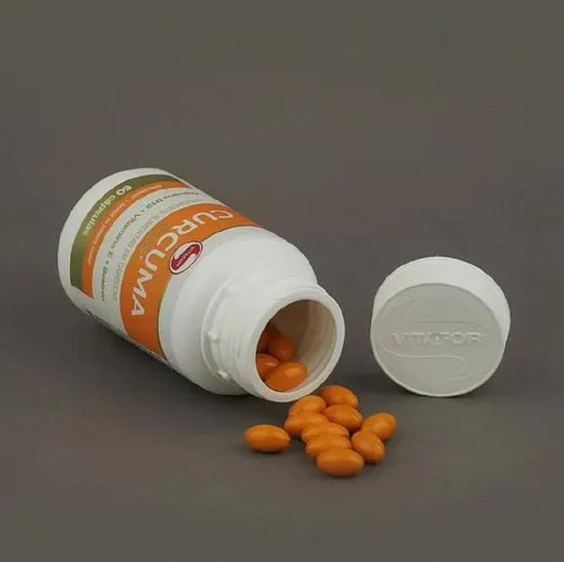 Cúrcuma Plus Suplemento Alimentar 60 Cápsulas Vitafor