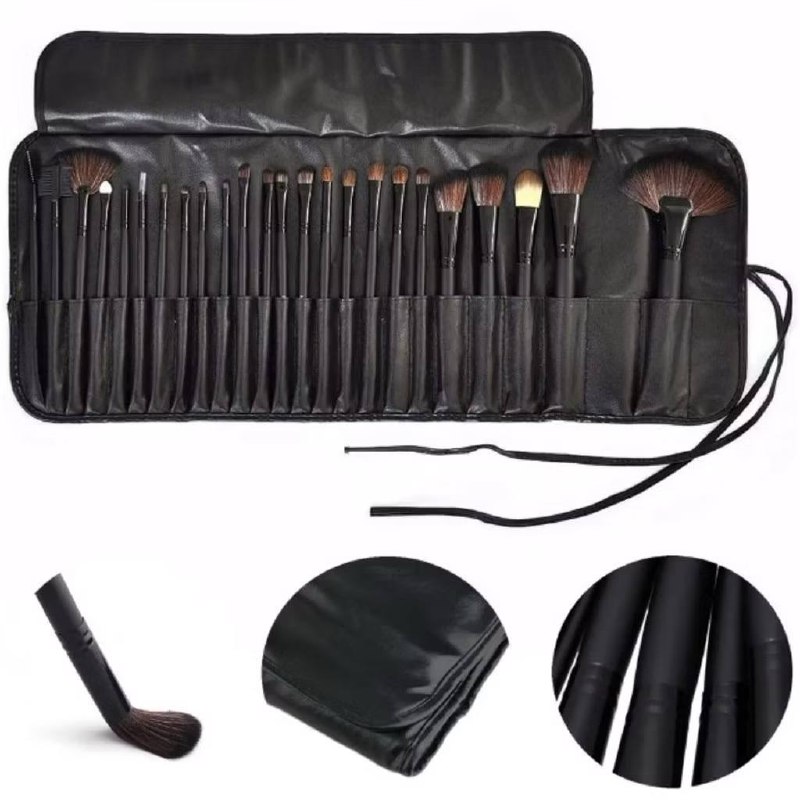 ANA1108 Kit 32 Peças Conjunto De Pincéis De Maquiagem Para Pó Sombra Delineador Lábios com...