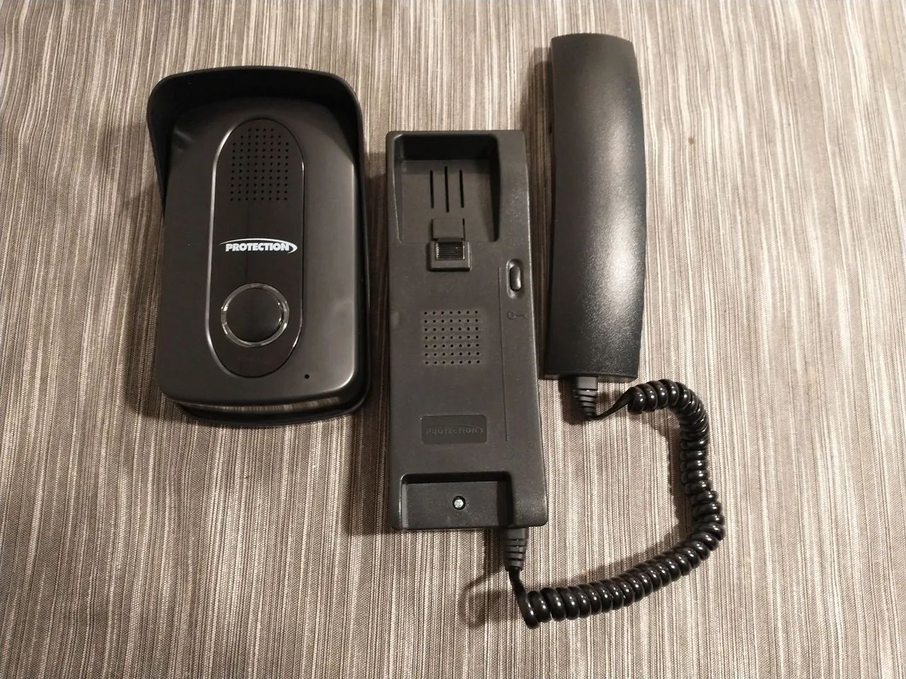 Porteiro Eletrônico Interfone Residencial Protection Pt-270 Cor Preto/preto