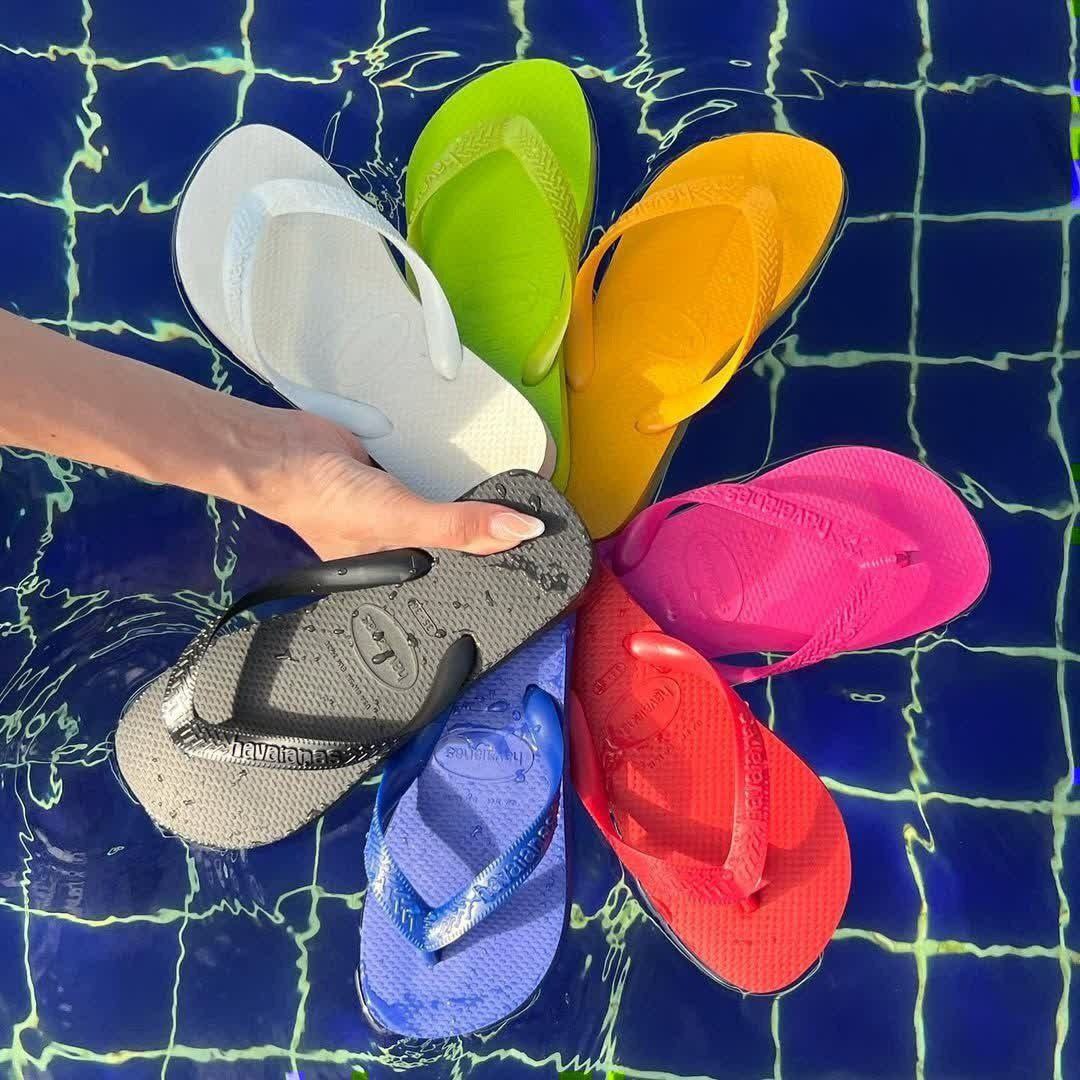Chinelo Masculino E Feminino Havaianas Top - Opção De Cores