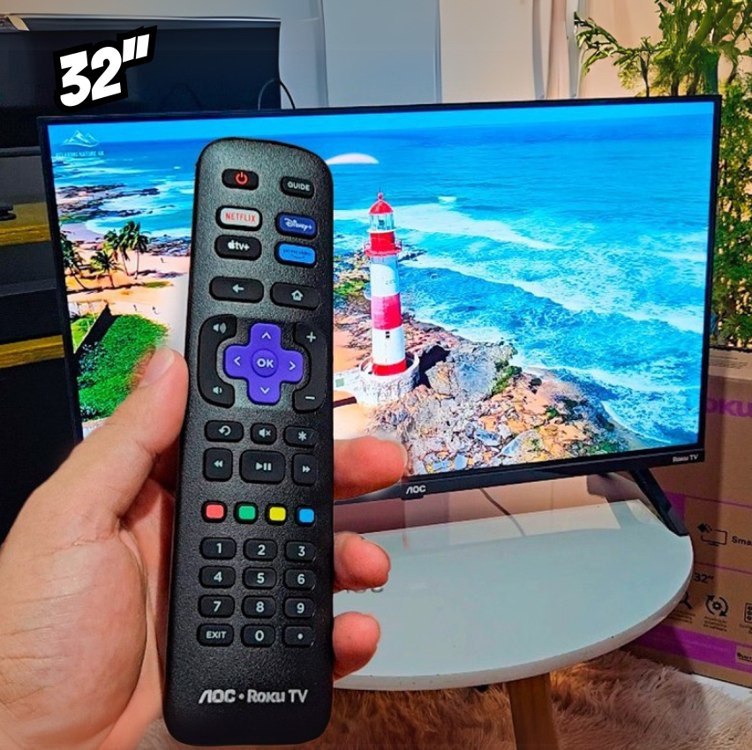 Smart TV 32" HD DLED AOC Série 5045 32S5045/78G Wi-Fi Bluetooth 3 HDMI 1 USB
