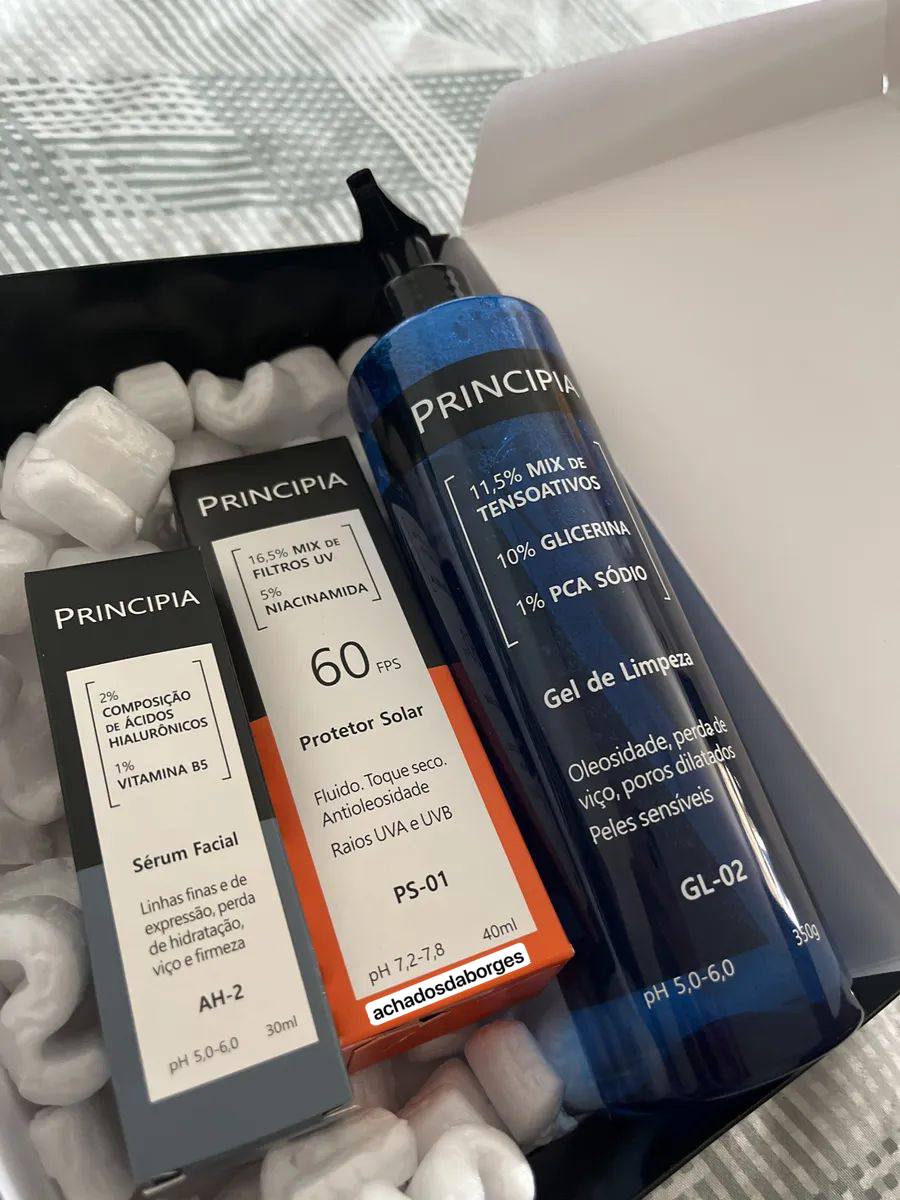 Kit Principia Primeira Rotina Skincare Gl-02 + Ah-2 + Ps-01