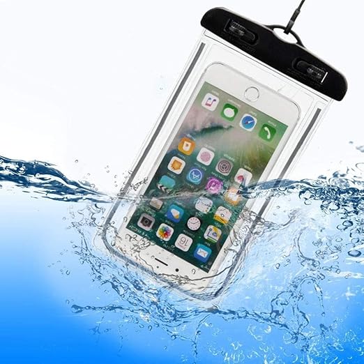 Capa Para Celular Universal A Prova D'Água Impermeável Até 6.5 Polegadas Ideal para Chuva ...