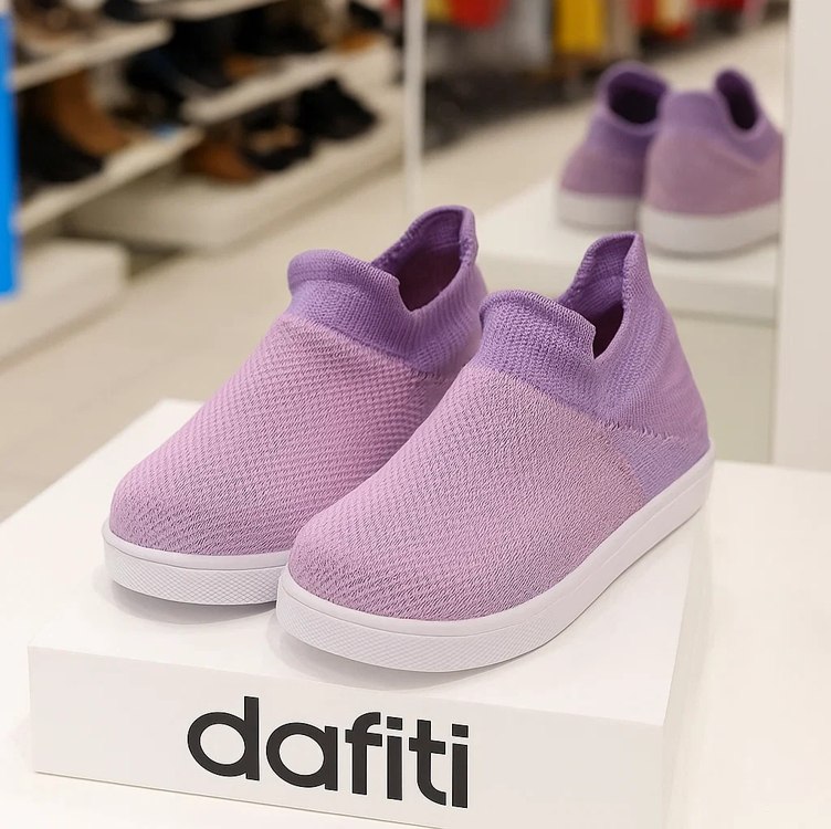 Tênis Slip On Infantil Molekinha Texturizado Lilás