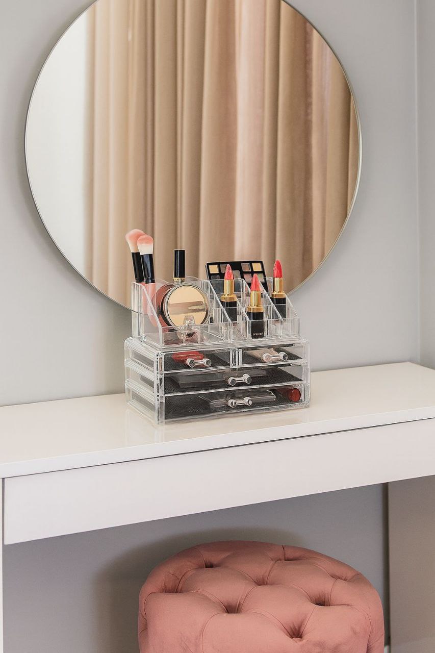 Organizador de Cosméticos Acrilico 4/5 Gavetas Maquiagem