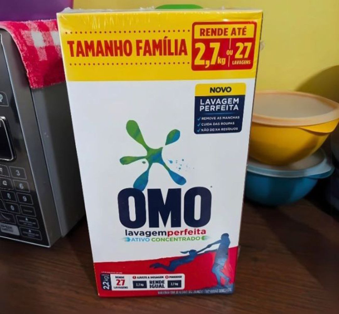 Omo Sabão em Pó Lavagem Perfeita 2,2kg