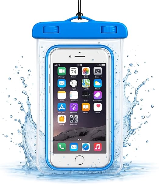 Capa Case para Celular a Prova D'Água Impermeável Transparente Universal Proteção Completa...