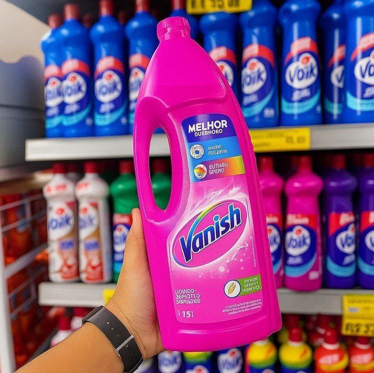 Vanish Tira Manchas Líquido Multiuso 1 5L Para Roupas Coloridas