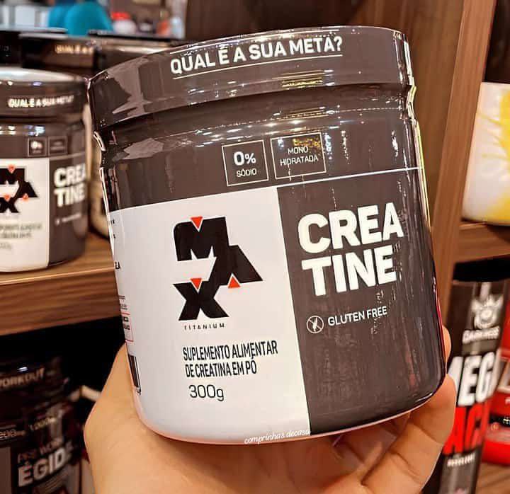 Creatina 300 Gr - Max Titanium Sabor Sem Sabor