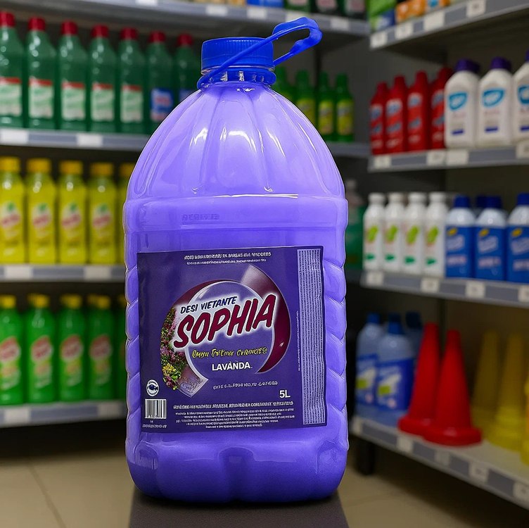 Desinfetante Sophia 5L - Altamente Concetrado e Perfumado