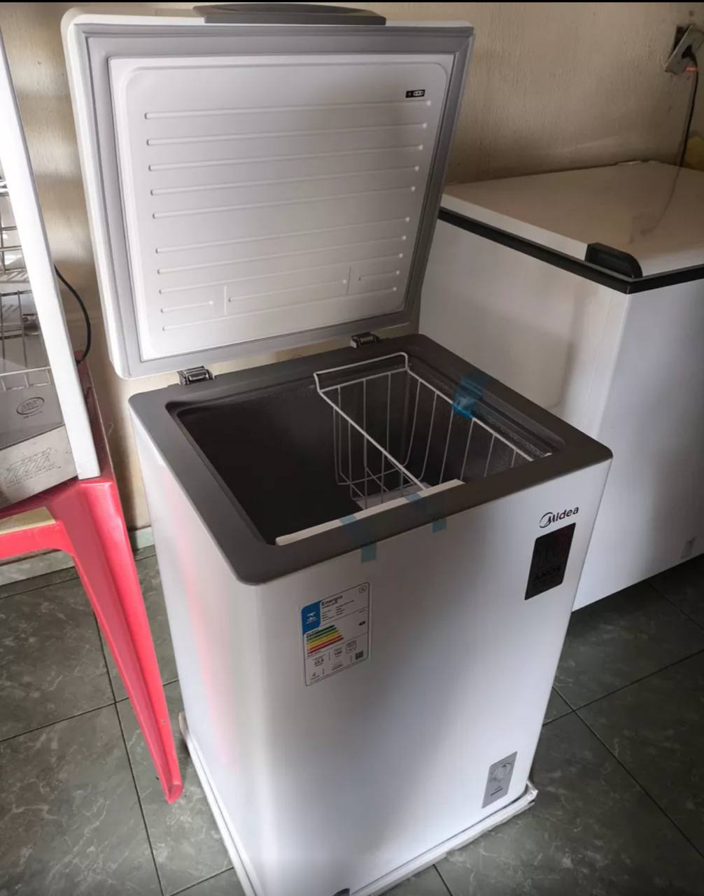 Freezer Horizontal Midea 100 Litros Branco Cfa10b2 220 Vol