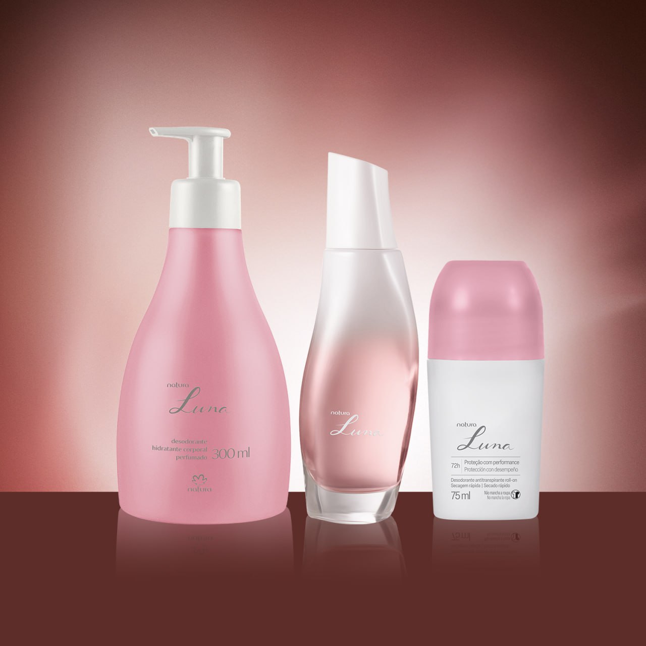 Kit Luna Classico com Hidratante e Desodorante Roll-on (3 produtos)