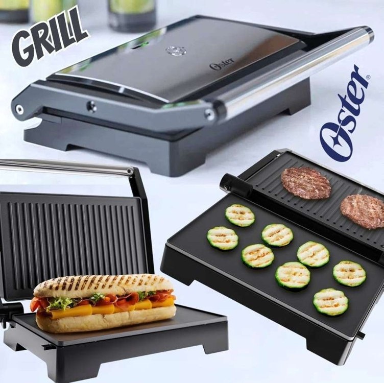 MINI GRILL OSTER 2 em 1, 1000W, 220V, OGRL230