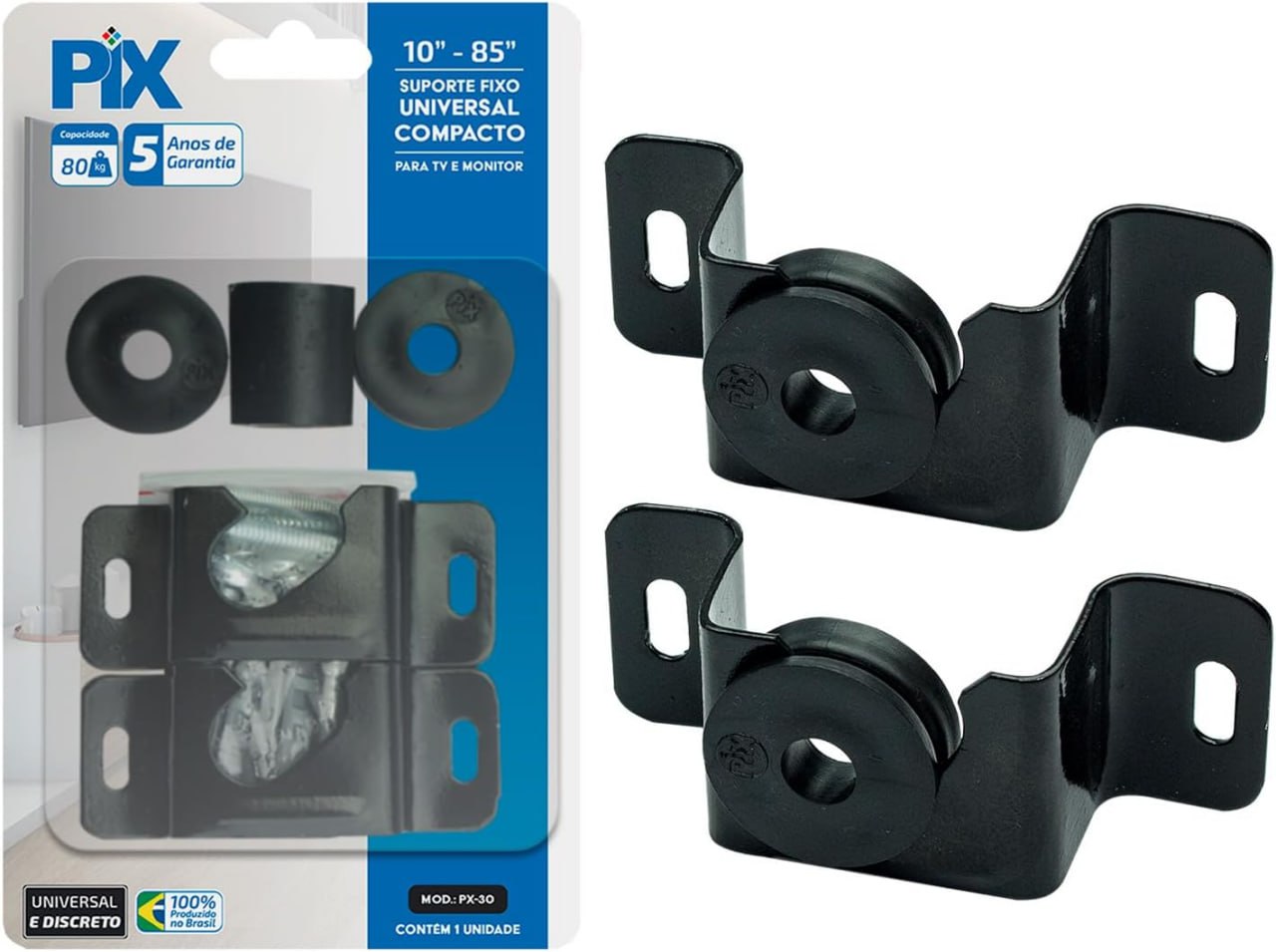 Suporte para Tvs e Monitores Fixo Universal Compacto de 10'' a 85''