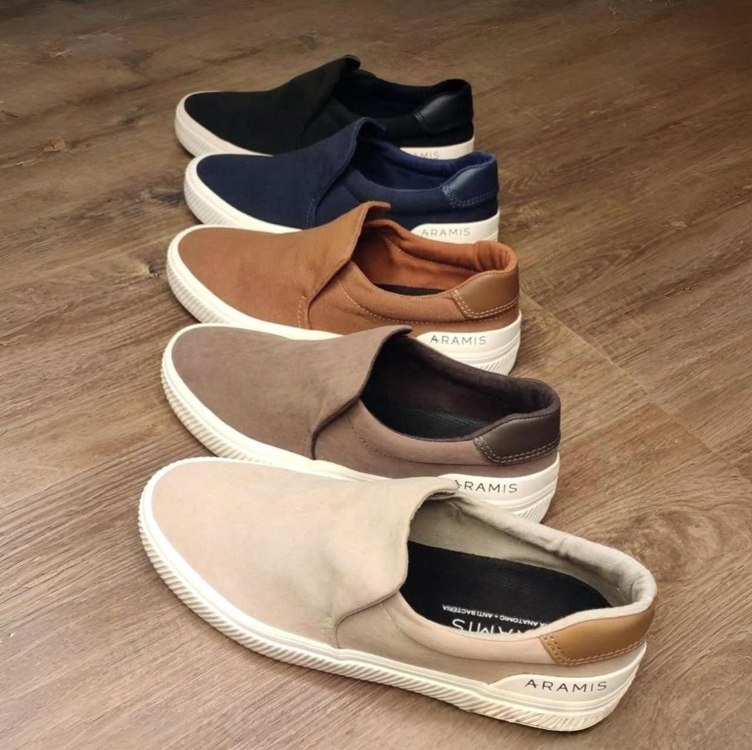 Slip On Aramis Daily Slip Canvas Preto