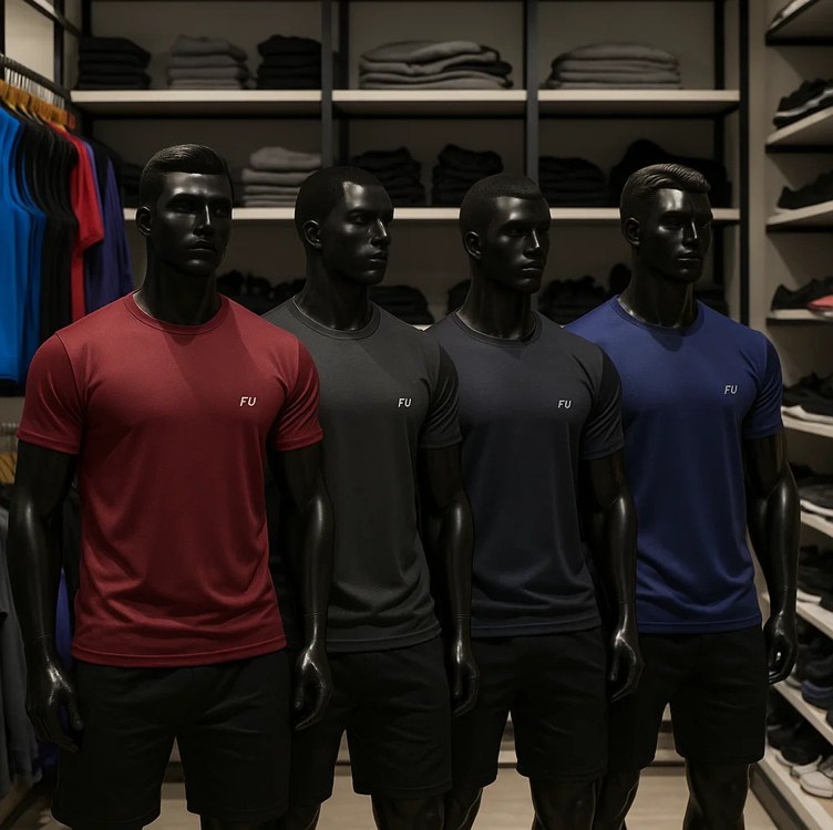 Camisa Dry Fit Kit Com 4 Academia Treino Corrida Premium