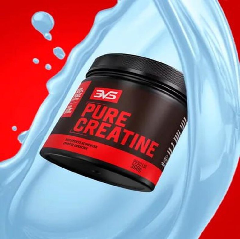 Creatina Monohidratada 300g - 100% Pura - 3vs Nutrition