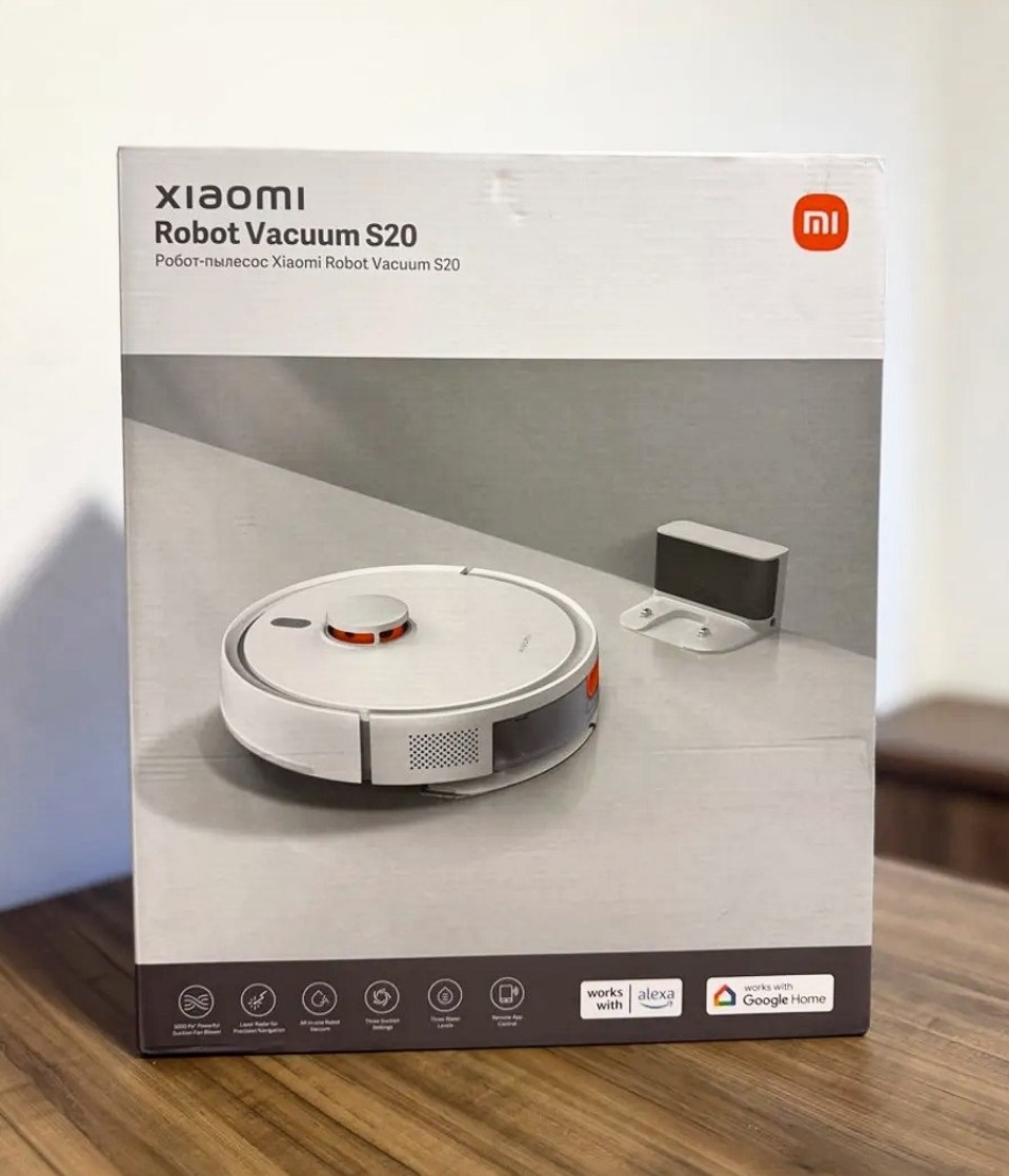 Robô Aspirador Xiaomi S20+ Plus 2024 Cor Branco Bivolt