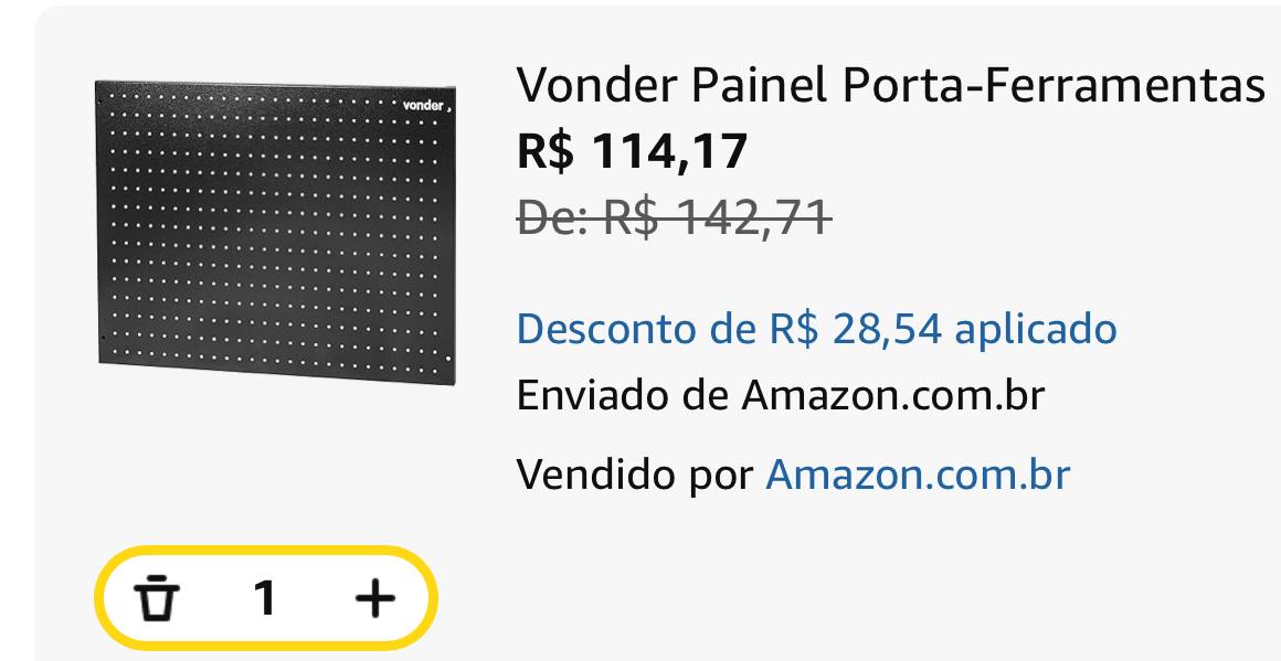 Vonder Painel Porta-Ferramentas