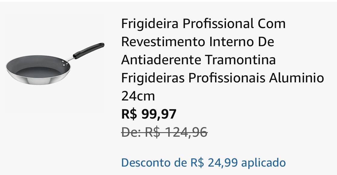 Frigideira Profissional Com Revestimento Interno De Antiaderente Tramontina Frigideiras Pr...
