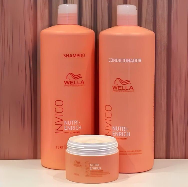 Wella Invigo Nutri Enrich Sh E Cond 1l, Máscara 150ml