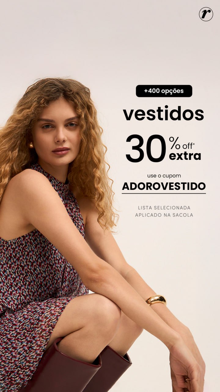RENNER: 30% OFF Extra na seleção de vestidos