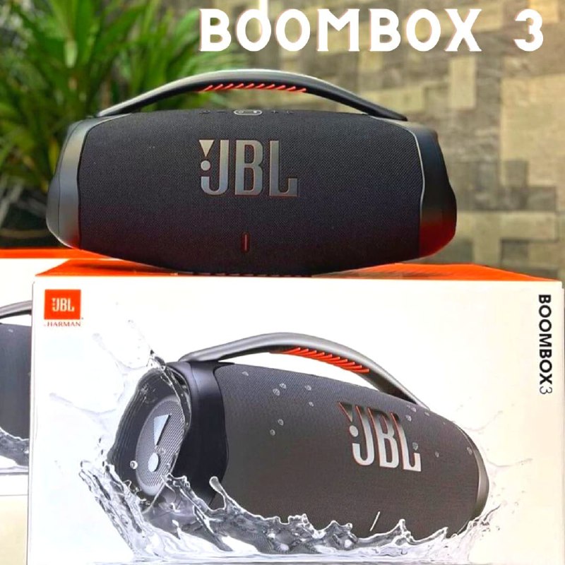 Caixa de Som JBL Boombox 3 Bluetooth Amplificada Portátil 80W RMS