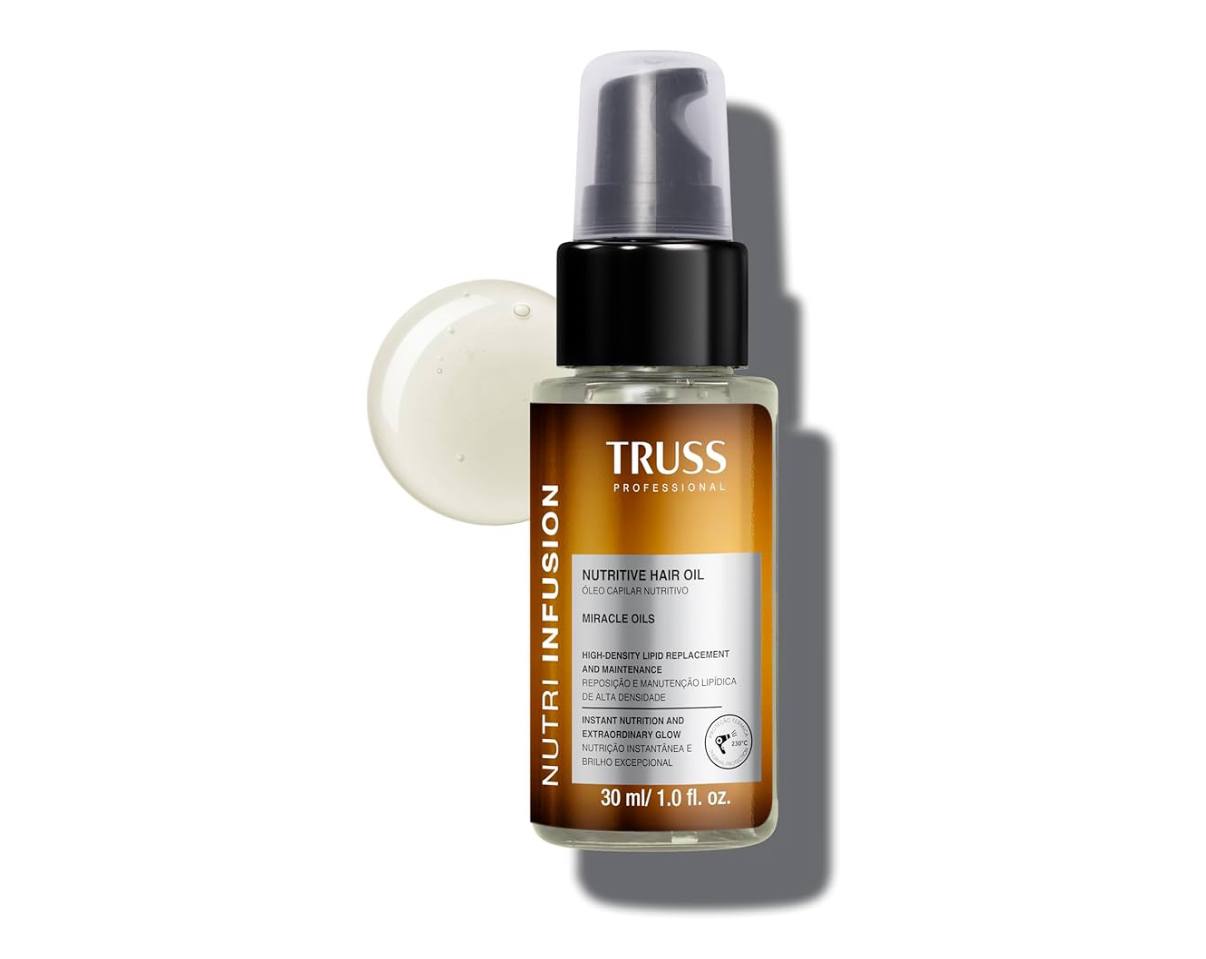 Truss Óleo Capilar Nutritivo Nutri Infusion | Nutrição Profunda e Controle de Frizz | 30ml
