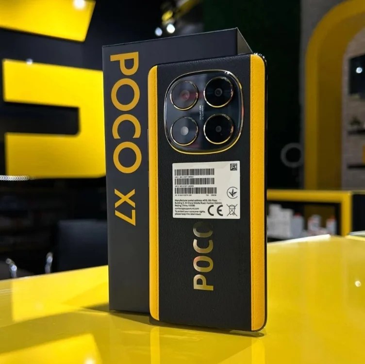 Smartphone Xiaomi Poco X7 5G NFC Black (Preto) 12GB RAM 512GB ROM