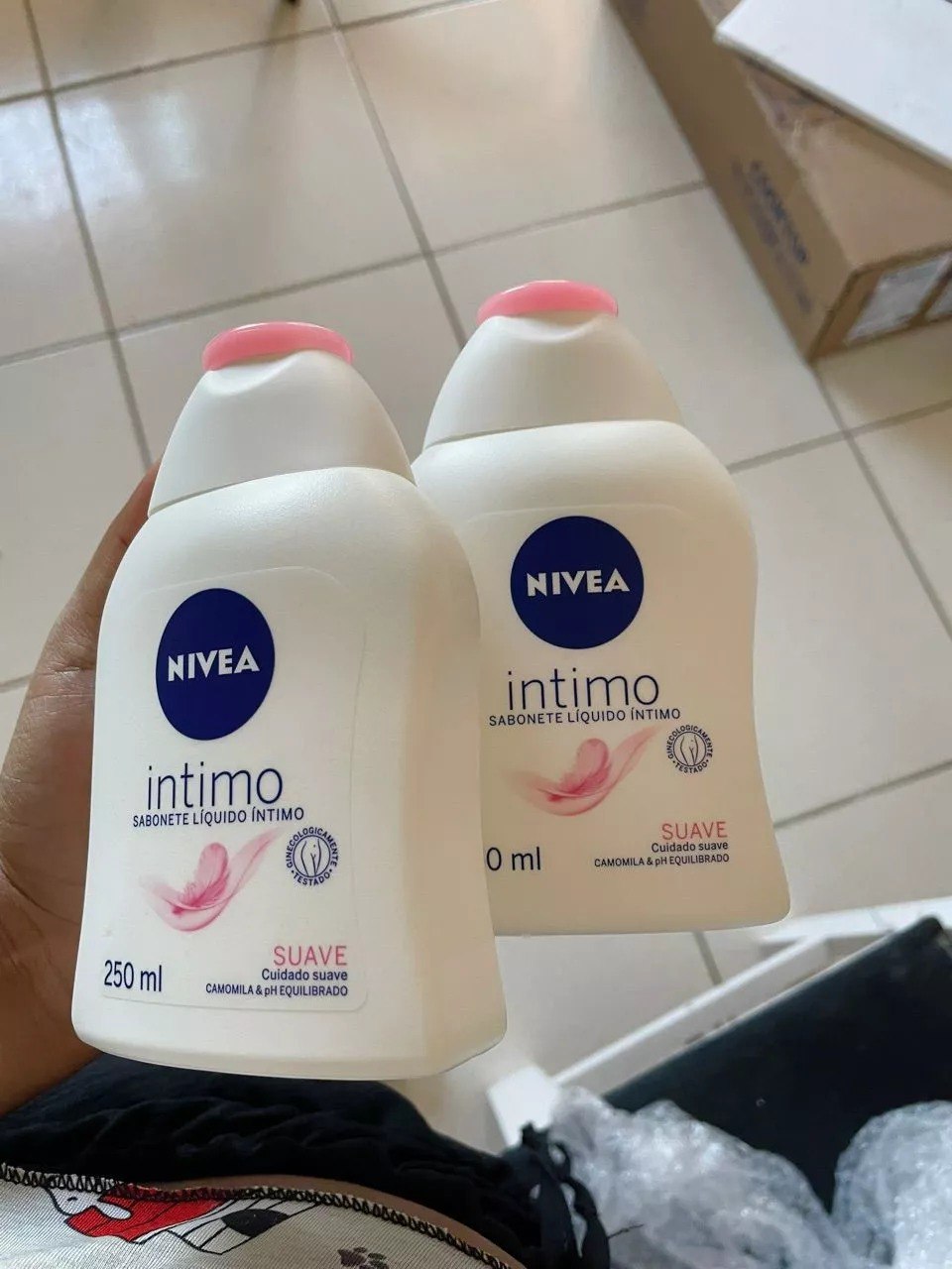 KIT NIVEA Sabonete Líquido Íntimo Suave 250ml - 2 Unidades