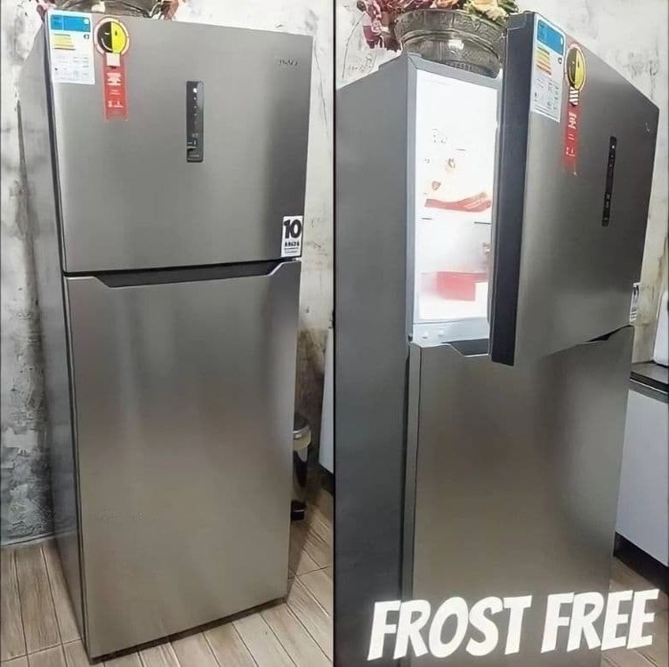 Geladeira Frost Free Duplex 347L SmartSensor Cor Prata Midea