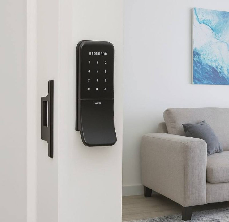 Fechadura Digital De Sobrepor Fsp202 Preto - Soprano