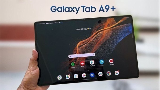 Galaxy Tab A9+ 5G, Grafite, Tela 11", 64 GB, 4GB RAM, Câmera Frontal 5 MP Câmera Principal...