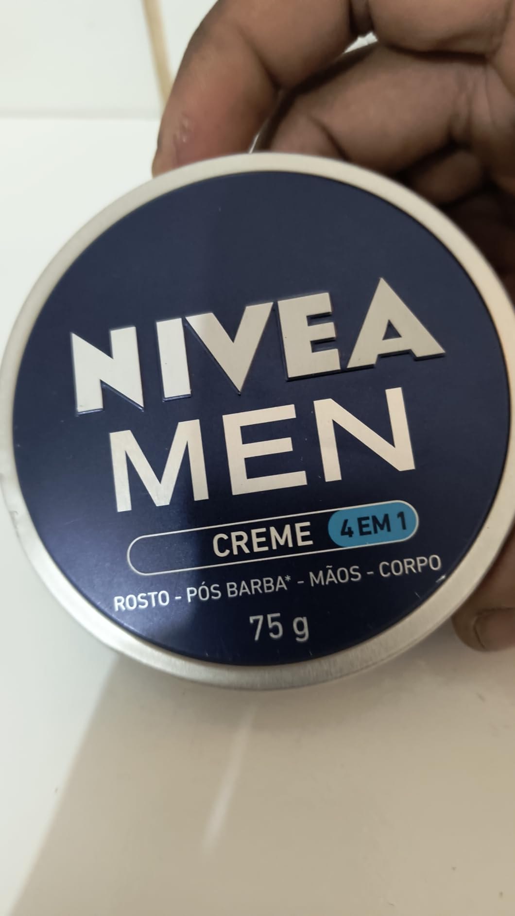 NIVEA MEN Creme 4 em 1 75g - Hidratação intensa, evita ressecamento, com vitamina E, textu...