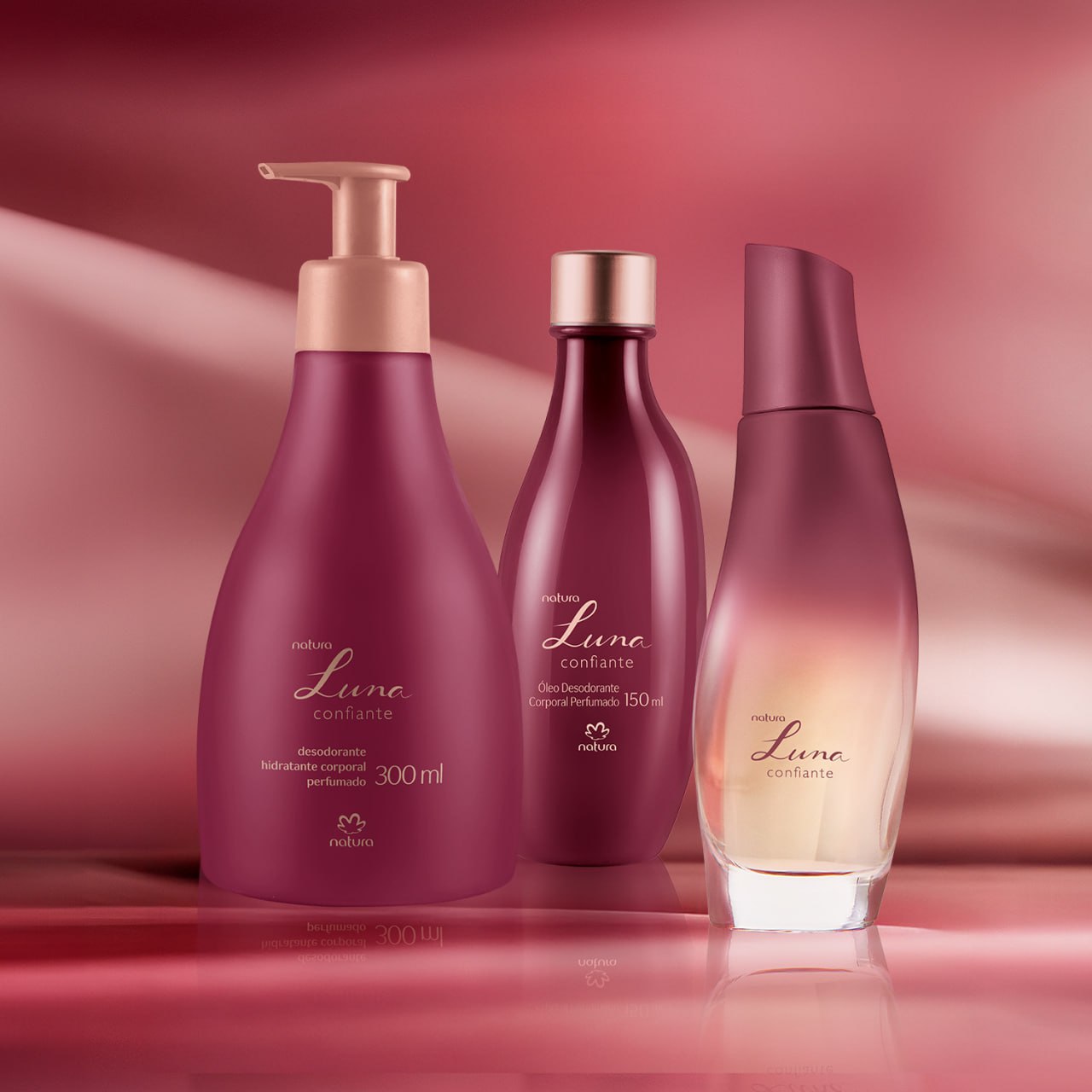 Kit Luna Confiante com Hidratante e Óleo Corporal (3 produtos)