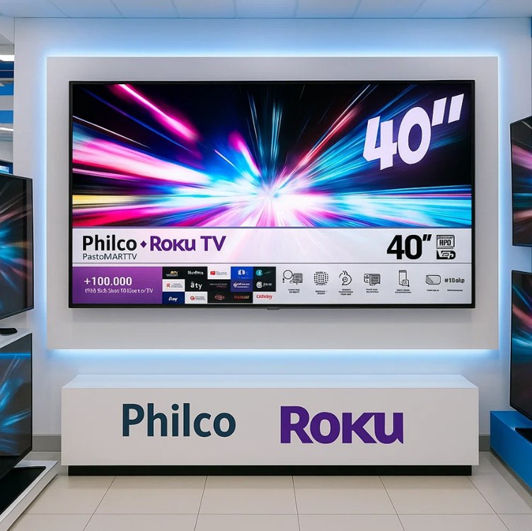 Smart Tv 40 Philco Ptv40m9gr2cgb Roku Tv Led Dolby Audio