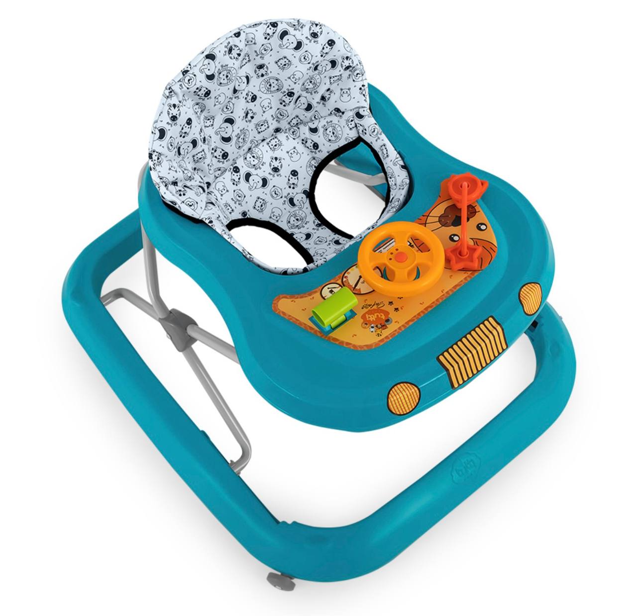 Andador Safari Ii Infantil Primeiros Passos Tutti Baby Azul
