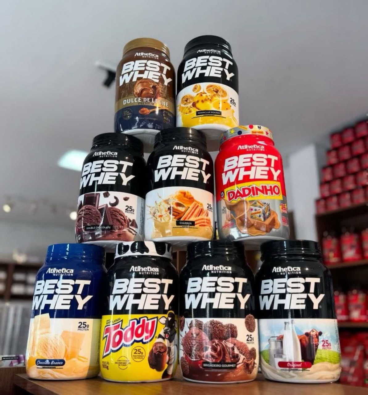 Promoção Best Whey 900g Todos Sabores - Atlhetica Nutrition